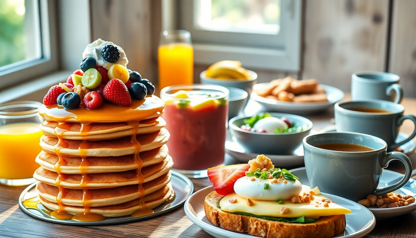 Discover delicious and nutritious breakfast ideas to kickstart your day. Explore easy recipes and creative options for every taste and lifestyle.