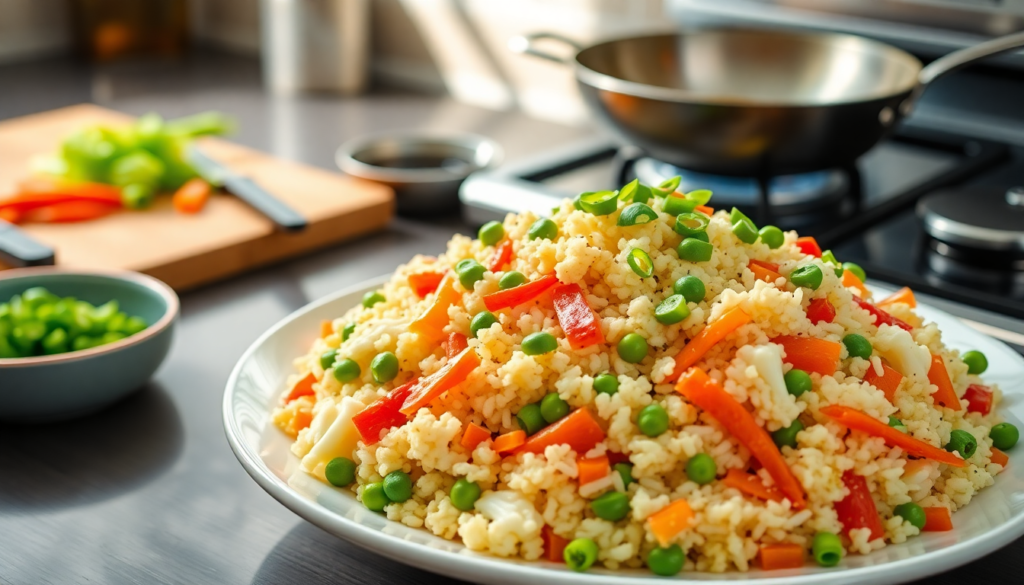 Delicious Keto Cauliflower Fried Rice Recipe: 5 Easy Steps