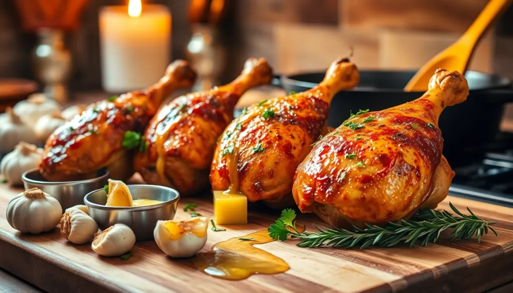 Irresistible Garlic Butter Roasted Chicken Legs Recipe: 5 Steps