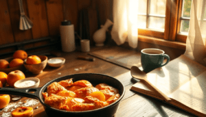 Discover the perfect peach cobbler recipe that blends juicy peaches with a buttery crust for a delightful dessert. Sweeten your gatherings with this classic treat!