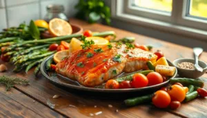 Discover the irresistible flavors of oven-baked honey garlic salmon, a quick and healthy dish perfect for any occasion. Delight your taste buds today!