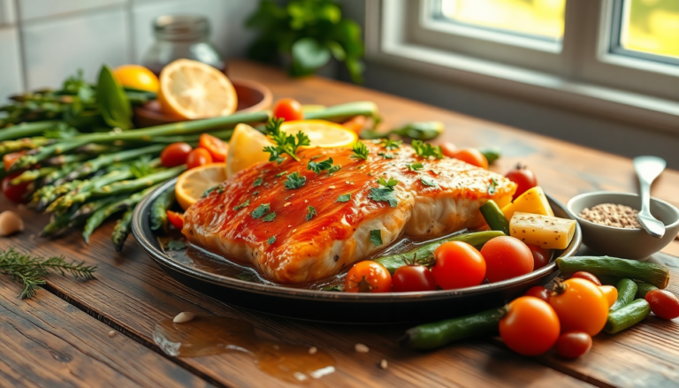 Discover the irresistible flavors of oven-baked honey garlic salmon, a quick and healthy dish perfect for any occasion. Delight your taste buds today!